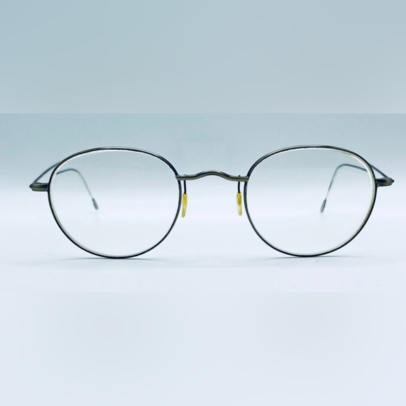 Vintage Red Rose RR 88 Silver Oval Sunglasses Frames Only - Picture 3 of 8